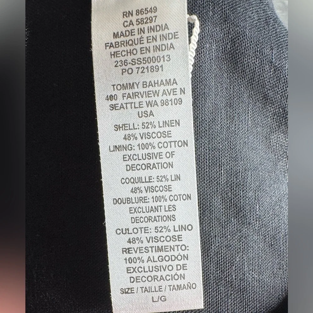 Tommy Bahama St. Lucia Linen-Blend Coverup Dress - Picture 8 of 10